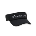Japan Sanrio Quilted Sun Visor - Hello Kitty : Sanrio Sports Black - 1
