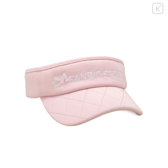 Japan Sanrio Quilted Sun Visor - Hello Kitty : Sanrio Sports Pink - 1