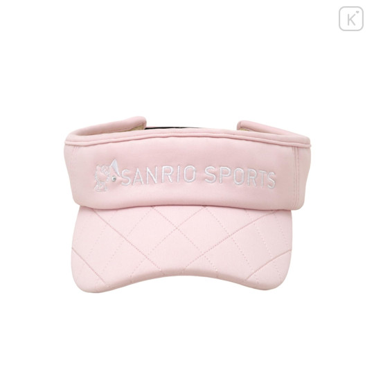 Japan Sanrio Quilted Sun Visor - Hello Kitty : Sanrio Sports Pink - 2