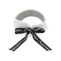 Japan Sanrio Sun Visor with Logo Ribbon - Hello Kitty : Sanrio Sports White - 2