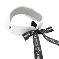Japan Sanrio Sun Visor with Logo Ribbon - Hello Kitty : Sanrio Sports White - 5