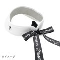 Japan Sanrio Sun Visor with Logo Ribbon - Hello Kitty : Sanrio Sports Black - 5