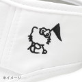 Japan Sanrio Sun Visor with Logo Ribbon - Hello Kitty : Sanrio Sports Black - 6