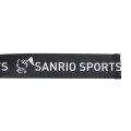 Japan Sanrio Sun Visor with Logo Ribbon - Hello Kitty : Sanrio Sports Black - 7