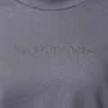 Japan Sanrio Glitter Fleece-Lined Logo Pullover (L) - Hello Kitty : Sanrio Sports Gray - 5