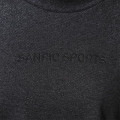 Japan Sanrio Glitter Fleece-Lined Logo Pullover (M) - Hello Kitty : Sanrio Sports Black - 5