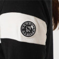Japan Sanrio Two-Tone Logo Print Mock Neck Top (M) - Hello Kitty : Sanrio Sports Black - 5