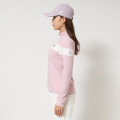 Japan Sanrio Two-Tone Logo Print Mock Neck Top (L) - Hello Kitty : Sanrio Sports Black - 3
