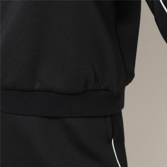 Japan Sanrio Double Knit Line Sweatshirt (M) - Hello Kitty : Sanrio Sports Black - 5