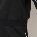 Japan Sanrio Double Knit Line Sweatshirt (M) - Hello Kitty : Sanrio Sports Black - 5