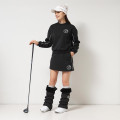 Japan Sanrio Double Knit Line Sweatshirt (L) - Hello Kitty : Sanrio Sports Black - 3