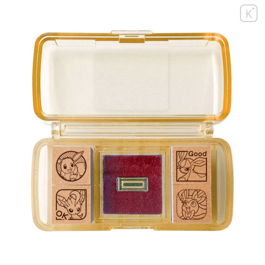 Japan Pokemon Mini Stamp Set - Eevee Evolution C - 2