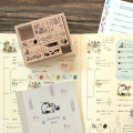 Japan Moomin Wooden Reward Stamp Set - Moomin - 3
