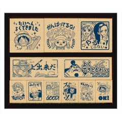 Japan One Piece Wooden Reward Stamp Set