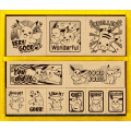 Japan Pokemon Wooden Reward Stamp Set - Pikachu : English - 1