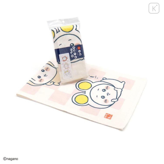 Japan Chiikawa Japanese Tenugui Towel - Chiikawa & Hachiware & Usagi : Curry Accompaniment - 2