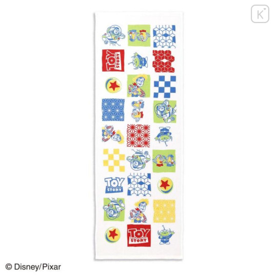 Japan Disney Japanese Tenugui Towel - Toy Story : Stacking Blocks - 1