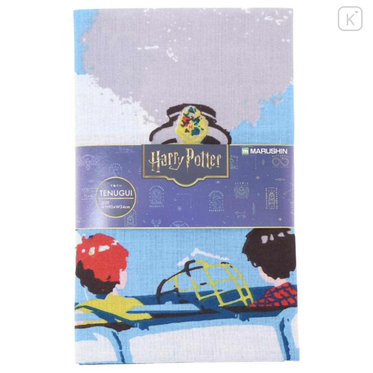 Japan Harry Potter Japanese Tenugui Towel - Chasing in a Flying Car - 3