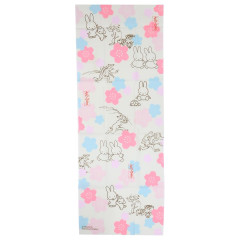 Japan Miffy Japanese Tenugui Towel - Chasing each other during cherry blossom viewing
