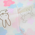 Japan Miffy Japanese Tenugui Towel - Chasing each other during cherry blossom viewing - 2