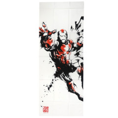 Japan Disney Japanese Tenugui Towel - Marvel : Iron Man Ink Painting Style