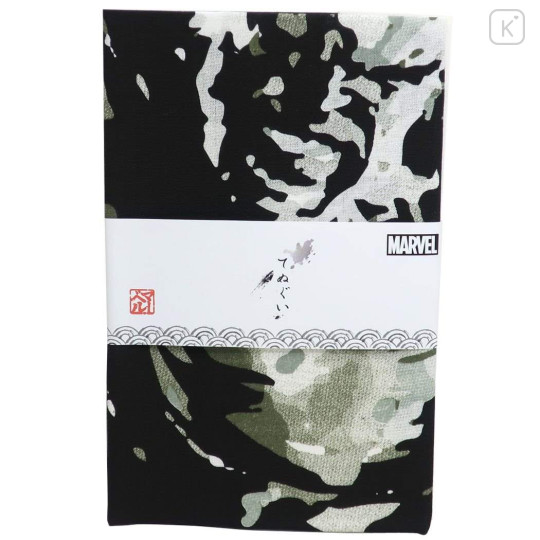 Japan Disney Japanese Tenugui Towel - Marvel : Hulk Ink Painting Style - 3