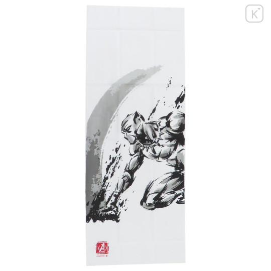 Japan Disney Japanese Tenugui Towel - Marvel : Black Panther Action - 1