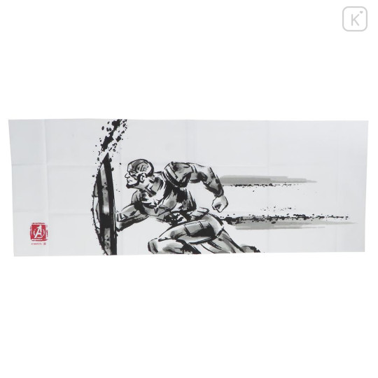 Japan Disney Japanese Tenugui Towel - Marvel : Captain America Action - 1