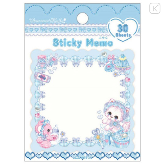 Japan Amenomori Fumika Sticky Notes - Angel Blue - 1
