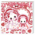 Japan Amenomori Fumika Square Memo Pad - Strawberry Retro - 1