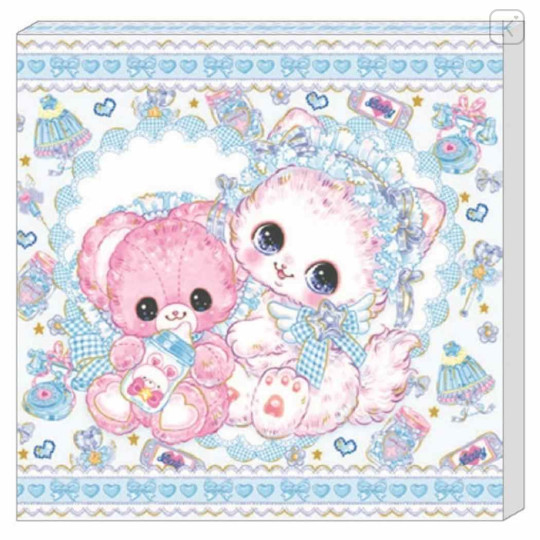 Japan Amenomori Fumika Square Memo Pad - Angel Blue - 1
