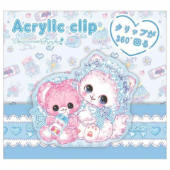 Japan Amenomori Fumika Acrylic Clip - Angel Blue