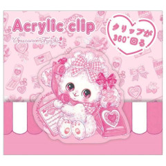 Japan Amenomori Fumika Acrylic Clip - Idol Pink