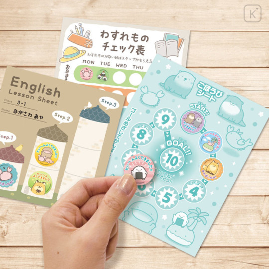 Japan Nandemo Ikimono Reward Sticker Set - Anything Creatures - 2