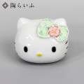 Japan Sanrio Kutani Ware Chopstick Rest - Hello Kitty : Sakura - 1