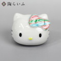 Japan Sanrio Kutani Ware Chopstick Rest - Hello Kitty : Border - 1