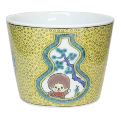Japan Monchhichi Kutani Ware Bowl - Blue Gourd