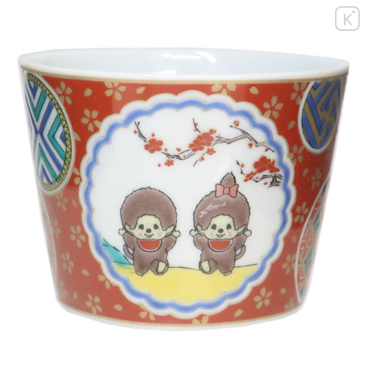 Japan Monchhichi Kutani Ware Bowl - Shozo-style Colored Gold Brocade Kinsho - 1