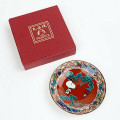 Japan Peanuts Kutani Ware Small Plate - Snoopy : Red Painting - 2