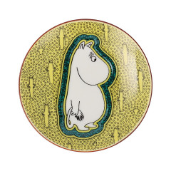 Japan Moomin Kutani Ware Small Plate - Hattifatteners & Moomintroll