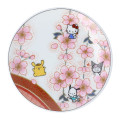Japan Sanrio Kutani Ware Small Plate - Red Painting Play Freely - 1