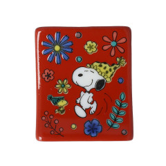 Japan Peanuts Kutani Ware Chopstick Rest - Snoopy : Mokubei Style