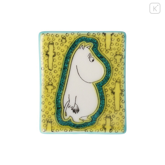 Japan Moomin Kutani Ware Chopstick Rest - Hattifatteners & Moomintroll - 1