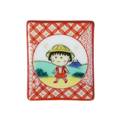 Japan Chibi Maruko Chan Kutani Ware Chopstick Rest - Momoko Sakura : Walk