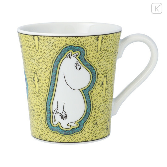 Japan Moomin Kutani Ware Mug - Hattifatteners & Moomintroll - 1