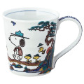 Japan Peanuts Kutani Ware Mug - Snoopy : Mountain Water - 1