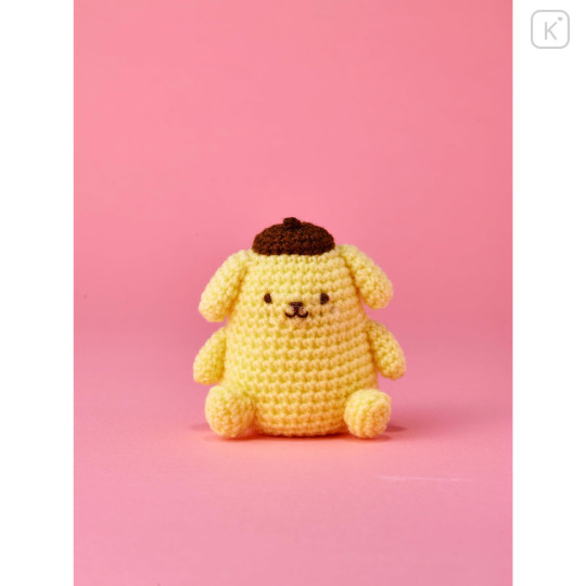 Japan Sanrio Hamanaka Amigurumi Doll Crochet Kit - Pompompurin - 4