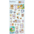 Japan San-X Sticker Sheet - Rilakkuma : Rilakkuma and Awawaneko Travel - 1