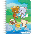 Japan San-X B6SP Notebook - Rilakkuma : Rilakkuma and Awawaneko Travel - 1