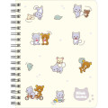 Japan San-X B6SP Notebook - Rilakkuma : Rilakkuma and Awawaneko New Friends - 1